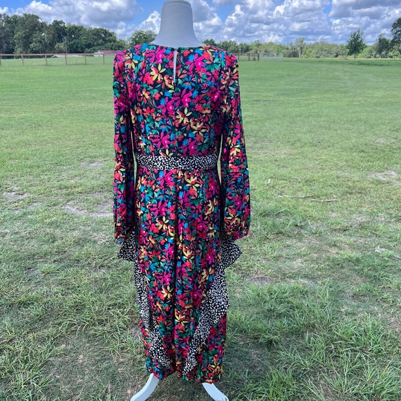 Never Fully Dressed Mixed Print Midaxi Dress - Picture 3 of 5